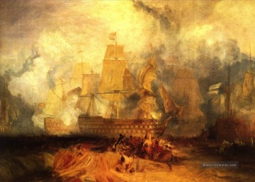  Seeschlacht Malerei - Kriegsschiff Seeschlacht Joseph Turner